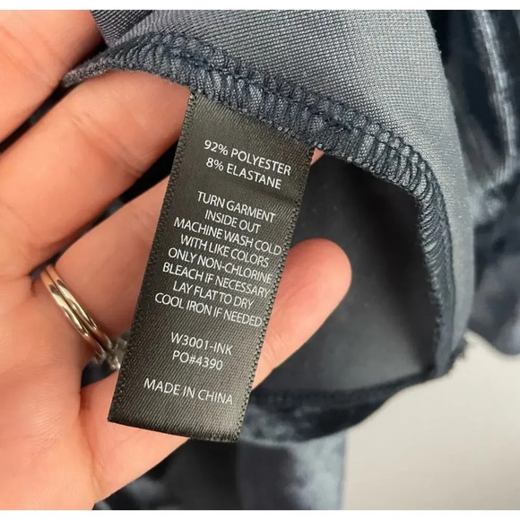 Betabrand Ink Velvet Blouse - Picture 6 of 6